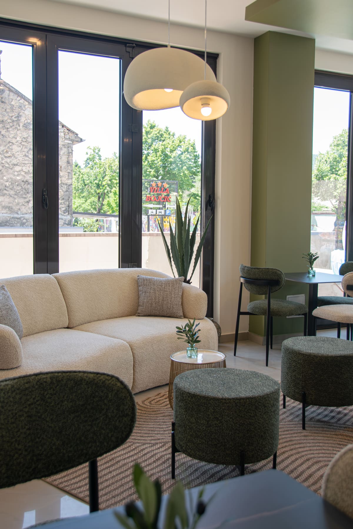 MoStay lobby Mediterranean decor